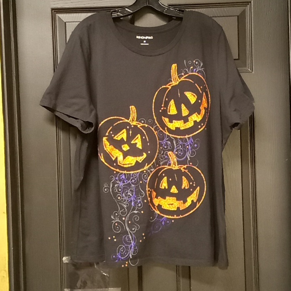 Halloween Pumpkin Graphic T-Shirt
